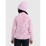 Dievčenská lyžiarska flisová mikina 4F JUNIOR FLEECE UNDERWEAR F061-4FJWAW25UFLEF061-94A-MULTICOLOUR 4 ALLOVER - Pohlavie: Dievcata · záber 3