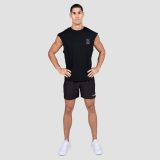 GymBeam Discipline Tanktop Black - Méret: S | Szín: Fekete | Tömeg: 0,1678 g | Csomag: 37 · záber 5