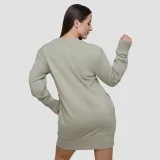GymBeam Dámská mikina Agile Longline Sage - Velikost: M | Barva: Zelená | Hmotnost: 0,642 kg · záber 3