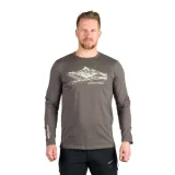 Pánske turistické tričko s dlhým rukávom NORTHFINDER DACSO-300darkgreen · záber 1