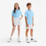 INESIS Detská priedušná golfová polokošeľa WW500 modrá 10-11 r (141-150 cm) · záber 1