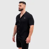 Pánska pletená košeľa Iron Aesthetics Vibe, zelená · záber 4