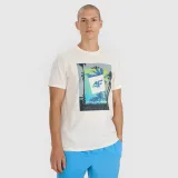 T-shirt regular s potlačou pánsky - béžový - Farba: béžová | Pohlavie: Pánske · záber 1