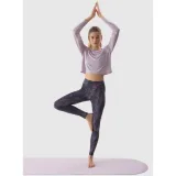 Dámské tréninkové tričko s dlouhým rukávem 4F LONGSLEEVE-WSS24TLONF250-52S-LIGHT VIOLET · záber 5