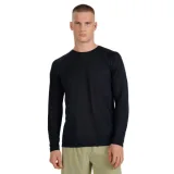 Pánské běžecké tričko s dlouhým rukávem 4F LONGSLEEVE FNK M413-WAW25TFLOM413-20S-DEEP BLACK · záber 1