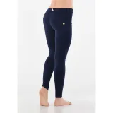 Női jeggings nadrág FREDDY WR.UP® skinny push up organic cotton trousers with regular waist-Blue · záber 3