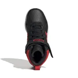 Chlapecká rekreační obuv ADIDAS Postmove Mid core black vivid red cloud white · záber 3