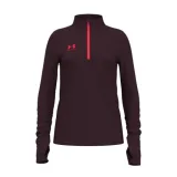 Dívčí tréninková mikina s 1 2 zipem UNDER ARMOUR UA Girls Challenger Midlayer-MRN · záber 1