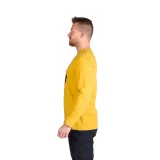 Pánské turistické tričko s dlouhým rukávem NORTHFINDER CLAIR-314goldenyellow · záber 3
