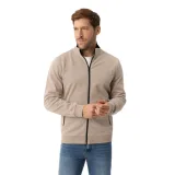 Pánská mikina se zipem VOLCANO B-MONTERO-BEIGE · záber 1