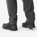 QUECHUA Pánske turistické nohavice NH100 vodoodpudivé -10 °C sivé XL (L34) · záber 2