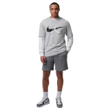 Pánske tričko s krátkym rukávom NIKE Jordan Brooklyn GREY HEATHER BLACK · záber 4