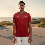 PUMA PUMA Portugalsko domáci futbalový dres červený M · záber 1