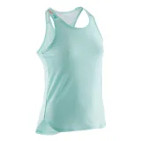 DOMYOS Dievčenské tielko 500 na cvičenie zelené 5-6 r (113-122 cm) · záber 1
