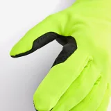 VAN RYSEL Cyklistické rukavice 500 medzisezónne žlté fluo L · záber 2