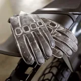 Kožené moto rukavice W-TEC Rifteur Farba hnedá, · záber 5