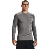 Pánské kompresní tričko s dlouhým rukávem UNDER ARMOUR UA CG Armour Fitted Crew-GRY · záber 1