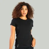 STRIX Dámské tričko Essential Black - Velikost: XS | Barva: čierna | Pohlavie: Dámské | Hmotnost: 0,17 kg | Balení: 105 · záber 10