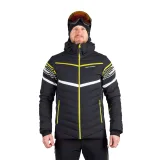 Pánská lyžařská bunda NORTHFINDER YAROGNEV-672blacklimegreen · záber 2