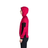 Dámská turistická mikina se zipem NORTHFINDER DARLA-577cherryblack · záber 4
