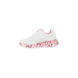 Dívčí rekreační obuv SKECHERS Uno Lite Lovely Luv K white red · záber 3