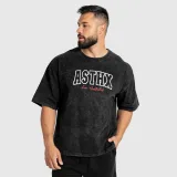 Férfi póló Iron Aesthetics ASTHX, washed black · záber 2