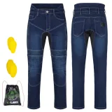 Pánske moto jeansy W-TEC Biterillo Evo Farba čierna, · záber 1