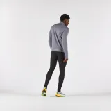 KIPRUN Pánske bežecké tričko Run 100 hrejivé priedušné s 1/2 zipsom sivé XL · záber 2