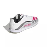 Chlapčenské futbalové kopačky halové ADIDAS F50 Messi Club Jr IC cloud white lucid red silver metallic · záber 5