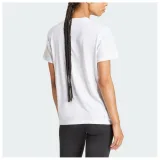 Dámské tréninkové tričko s krátkým rukávem ADIDAS WE LOGO T WHITE BLACK · záber 2
