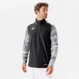 KIPSTA Mikina Viralto Wavy Club s 1/2 zipsom čierno-biela M · záber 1
