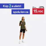 DECATHLON Dámske fitness tričko COOLMAX krátky rukáv kaki 2XL · záber 1