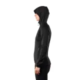 Dámská turistická fleece mikina s kapucí NORTHFINDER RHIANNA-411greyblack · záber 4