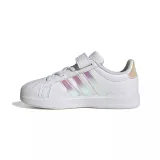 Dievčenská rekreačná obuv ADIDAS Streettalk K cloud white iridescent core white · záber 3