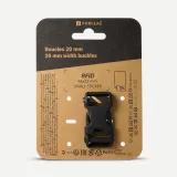 FORCLAZ Pracka na popruh batoha double pin lock 20 mm bez · záber 1