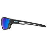 Cyklistické okuliare UVEX brýle Sportstyle 806 Black Matt Mirror Blue · záber 2