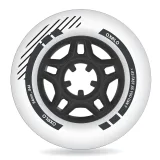 OXELO 4 kolieska na fitness inline korčule 84 mm 84 A biele bez · záber 2