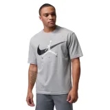 Pánske tričko s krátkym rukávom NIKE Jordan Brooklyn GREY HEATHER BLACK · záber 1