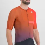 Pánský cyklistický dres s krátkým rukávem SPORTFUL Bomber jersey, cayenna red pompelmo · záber 4