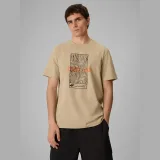T-shirt regular s potlačou pánsky - béžový · záber 9