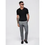 Pánske polo tričko s krátkym rukávom OMBRE T-shirt OM-POSS-0158 V-2 black · záber 5