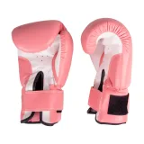 Boxerské rukavice inSPORTline Ravna Farba ružovo-biela, · záber 3