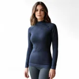 Dámské termo tričko s dlouhým rukávem BLIZZARD Viva long sleeve, merino wool, anthracite · záber 2