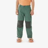 QUECHUA Detské turistické nohavice MH500 odopínateľné 2-6 r zelené 3-4 r (96-102 cm) · záber 1