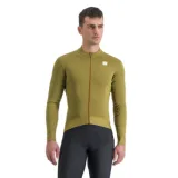 Pánský cyklistický dres s dlouhým rukávem SPORTFUL Monocrom thermal jersey, masala · záber 1