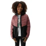 Dívčí turistická softshellová bunda 4F JUNIOR TECHNICAL JACKET-JAW23TTJAF280-54S-PINK · záber 1