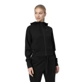 Dámská mikina se zipem 4F WOMENS SWEATSHIRT BLD027-20S-DEEP BLACK · záber 1