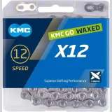Kmc X12 Stříbrný Waxed BOX řetěz · záber 2