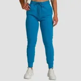 GymBeam Dámské tepláky Limitless Aquamarine - Velikost: S | Barva: modrá · záber 1