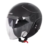 Prilba na skúter W-TEC Vernante Farba Glossy Black, · záber 2